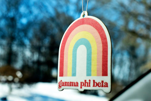 Alpha Sigma Alpha - Rainbow Air Freshener - 2/Pack - Flowers & Sunshine Scent...