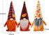 3 Pcs Fall Decoration Harvest Thanksgiving Decorations Gnomes Plush Elf Dwarf Doll Figurine with Pumpkin Autumn Maple Leaves...