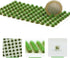 Miniature Vegetation Landscape Bushy Shrubs Tuft with Model Bases War Game DIY Terrain Scenery (B)...