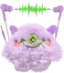 Earbuds Set with Cute Monster Case for Kids for School, Wired Headphones with Case and Small Size Ear Tips, Ear Buds with Purple Case, 3.5mm Earph...