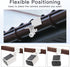 2Pack Gutter Mount Compatible with eufy Security SoloCam S220/C210, eufyCam 2C/2C Pro, 3/S330, 2/2 Pro, 3C/S300, 360°Adjustable Weatherproof Mount...