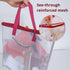 Madam's Sew Project Bag - Portable and Organized Craft Storage for Quilters and Crafters - Two Pockets, See-Through Mesh Design, Project Details C...
