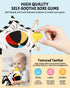 Newborn Toys, High Contrast Baby Books with Teether, Black and White Baby Toys, Montessori toys 0-6-12 Months Brain Development, Sensory Learning ...