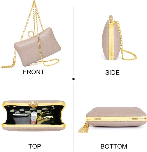 Clutch Purses for Women Wedding Women's Evening Handbags Evening Bag for Formal Party Prom Evening Clutch...