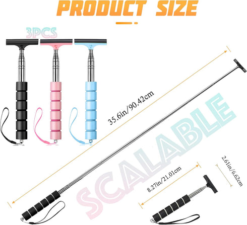 Car Mirror Squeegee, Retractable Car Rearview Mirror Wiper, Side Mirror Squeegee, Portable Car Cleaning Tool for Rainy Foggy Weather,Universal Car...