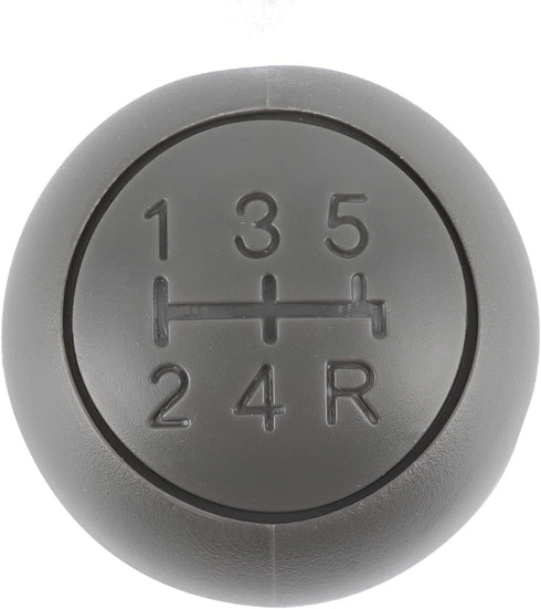 Acouto Shift Knob and Gear Shift Boot,5 Speed Gear Shift Knob with Dustproof Boot Collars for Fiat Panda 500 500C...