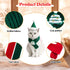 2 Pieces Christmas Pet Scarf Knitted Pet Collar Winter Cat Neck Warmer Solid Pet Scarf Puppy Cat Costume Accessories Mini Knitted Scarf for Small ...