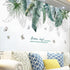 Tropical Leaves Wall Decals Removable Jungle Green Palms Tree Plant Wall Stickers for Living Room Kids Room Bedroom Playroom Decor...