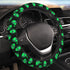 Cool Green Novelty Alien Steering Wheel Cover for Women Men Girls Car Accessories Decor Anti-Slip Neoprene Auto Steering Wheel Covers Protector Un...