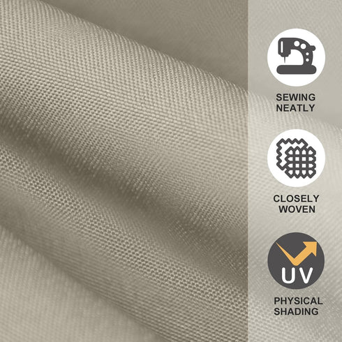 EliteShade USA 7.5FT Replacement Covers 6 Ribs Market Patio Umbrella Canopy Cover (CANOPY ONLY) (Beige)...