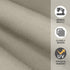 EliteShade USA 7.5FT Replacement Covers 6 Ribs Market Patio Umbrella Canopy Cover (CANOPY ONLY) (Beige)...