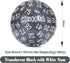100 Sided Dice Set Translucent Black DNDND D100 Die with Pouch for Dungeons and Dragons DND (Translucent Black with White Number)...