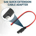 Connectors Cable Compatible Single Plug Quick Disconnect Power Automotive Extension Cable for Motorcycles Cars Charger Towing Winch Quick Connect ...