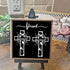 Christian Stencils Painting on Wood, Religious Bible Stencils for Journaling Reusable Motivational Saying Faith God Bible Verse Stencils for Farmh...