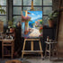 Natuyalo Paint by Numbers for Adults - DIY Adult Paint by Number Kits Painting on Canvas Town Street Painting by Numbers for Beginners, Landscape ...