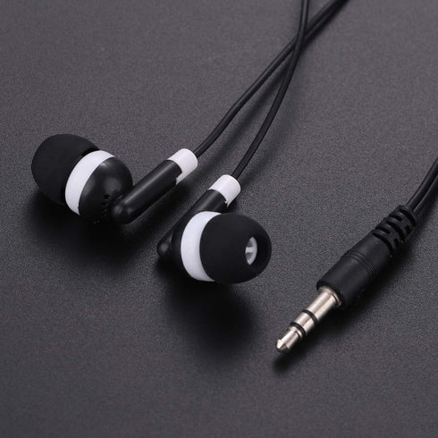 50 Pack Bulk Earbuds for Classroom,Student Basic Headphones in Ear for School Kids Children Toddler Boys Girls Teen and Adult,3.5 MM Earbuds Dot H...