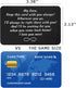 Sentimental Engraved Wallet Insert Card Decor Gift for Boyfriend Husband Fiancé From Wife Girlfriend-Fathers Day Christmas Birthday Valentines Day...