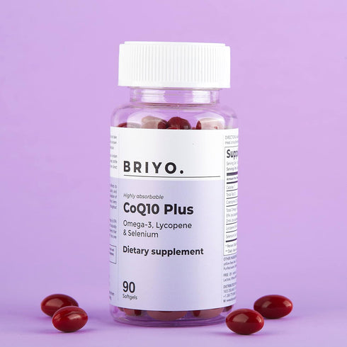 Highly absorbable CoQ10 100 mg Plus Omega-3 with Natural Form of Lycopene and Selenium, Heart Health Supplement (90 softgels)...
