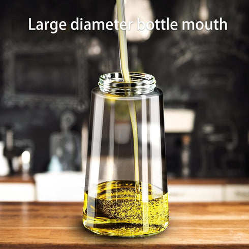 2 in 1 Glass Oil Sprayer & Dispenser, 470ml Glass Olive Oil Sprayer,Cooking Oil Sprayer,Oil Spray Bottle For Kitchen,Canola Oil Sprayer,Fryer For ...