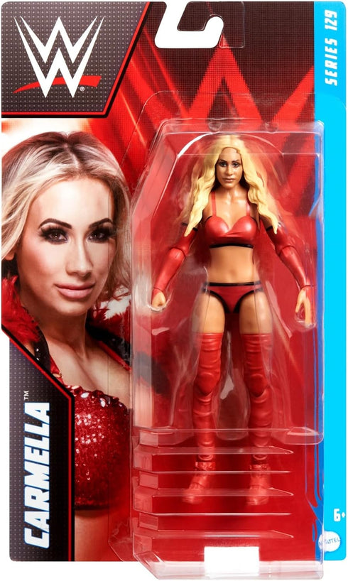 WWE Carmella Basic Action Figure, Posable 6-inch Collectible for Ages 6 Years Old & Up...