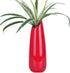 VanEnjoy 9.4" Red High Creative Oblique Opening Design Desktop Ceramic Vase Home Office Decoration Vases...