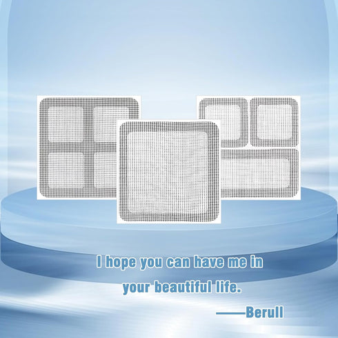 Window Screen Repair Patches Kit, Strong Self Adhesive Screen Door Replacement Repair Tape Suitable for Black or Grey Mesh Window Screen Door Repa...