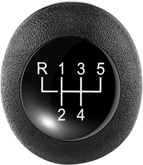 Keenso Manual 5 Speed Shift Knob, E36 5-Speed Shift Knob Car Gear Shifter Knob Stick Head Lever for E28 E30 E34 E36 Black...
