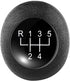 Keenso Manual 5 Speed Shift Knob, E36 5-Speed Shift Knob Car Gear Shifter Knob Stick Head Lever for E28 E30 E34 E36 Black...