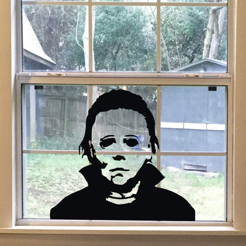 Halloween Holiday Decals Michael Myers Horror Living Room Sticker Funny Door Window Mirror Vinyl Art Décor…...