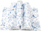 150Pcs Blue Floral Wax Paper Chinoiserie Bird Flower Deli Paper Sandwich Wrap Paper Tissue Waterproof Oil-Proof Picnic Liners for Party Kitchen Su...