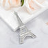 Gyn&Joy Silvery Tone Clear Crystal Rhinestones Eiffel Tower Fashion Brooch Pin...
