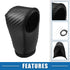 Gear Shift Lever Cover Automotive Interior Gear Shift Knob Trim for Honda HR-V 2016-2022 Black Carbon Fiber Pattern...