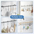Titanker Shower Curtain Hooks Rings, Rust-Resistant Metal Shower Curtain Hooks for Bathroom Shower Rods Shower Hooks Shower Rings for Curtain - Se...