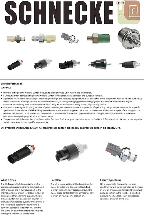 5S7693-AA Engine Oil Temperature Sender...
