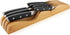 ROYALHOUSE Bamboo Knife Block Holder, In-Drawer Knife Drawer Organizer,Knife Block without Knives, Fit for 7 Knives, Perfect for Home and Chefs, G...