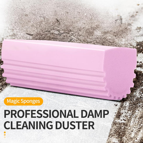 Damp Clean Duster Sponge,4pack Magic Sponge Eraser,Reusable Damp Dusting Sponge Household Cleaning for Blinds, Glass, Baseboards,Radiators,Window ...