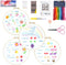 Enkor 4 Sets Embroidery Kit for Beginners Adults, Beginner Embroidery Kit for Adults, Embroidery Kit for Beginners Flowers Follow Instruction Vide...