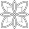 Quilting Creations Celtic Floral Design Quilt Stencil, 7"...