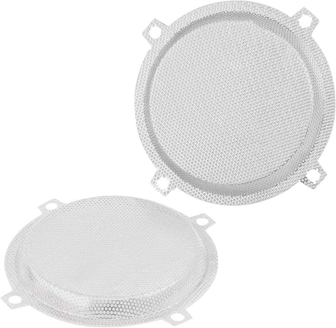 Chrome Batwing Fairings 5.25" Mesh Speaker Grills Cover for Harley Touring Electra Glide Street Glide Ultra Limited 1997-2013...