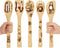 Nightmare Before Christmas Wooden Spoons for Cooking, Nightmare Before Christmas Kitchen Decor, Burned Bamboo Spoons Kitchen Utensils Set for Hall...