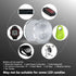 EEMB LIR2025 Rechargeable Li-ion Battery Charger with 4PCS 3.7V Lithium-ion Coin Button Cell Batteries 40mAh...