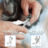 Dog Paw Trimmer Clipper - LED Nail Trimmer for Dogs, Quiet Dog Nail Grinder, Rechargeable Pet Clipper for Grooming, 3 in 1 White...