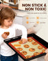 Silicone Baking Mat, 2 Pack Silicone Mats for Baking, Convenient Nonstick Baking Mat, Silicone Baking Sheet for Cookies, Candy, Bread and Pastry, ...