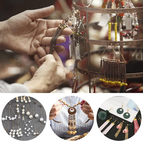 6Boxes Jump Rings for Jewelry Making Supplies Kit, 2280PCS Jump Rings and Lobster Clasps Jewelry Findings Kit for Jewelry and Necklace Repair with...