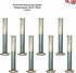 TN Lab Graduated Measuring Cylinder 100ml Polypropylene 8-Pack...