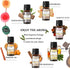 EUQEE - 6pcs Premium Fragrance Oils Spice Gift Set, Sandalwood, Harvest Spice, Gingerbread, Pumpkin Pie, Bay Rum, Snickerdoodle, 10 ML Fragrance O...