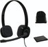 Logitech Headset H151 Wired Headset with Mic, Analog Stereo Headphones with Rotating Noise-Cancelling Microphone, 3.5 mm Audio Jack, in-Line Contr...