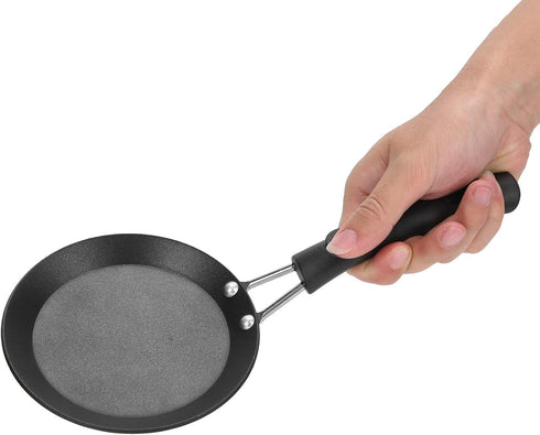 5 Inch Small Frying Pan, One Egg Frying Pan, Mini Nonstick Durable Frying Pan Skillet, Refined Iron Omelet Pan for Kitchen, Outdoor Cooking, Grill...