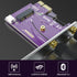 ipolex PCIE X1 to M.2/NGFF (A+E Key) WiFi Bluetooth Wireless Module Adapter Card with Dual-Band 2.4&5G 2X 5dBi Antenna...