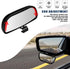 2 PCS Car Side Rearview Blind Spot Mirror, 5.7" x 2.5" 360°Adjustable Convex High-definition Wide-angle Reversing Mirror, Expanded Field of View A...